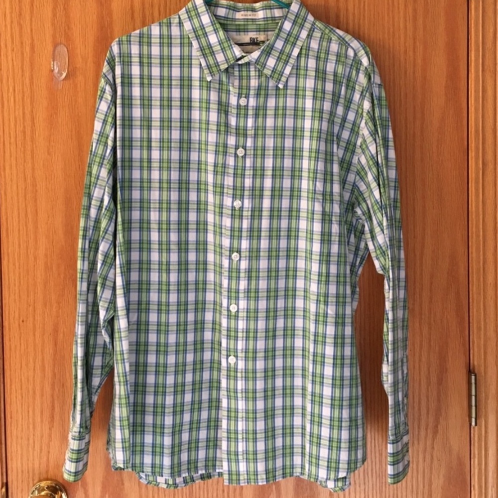 BKE mens plaid dress shirt from the Buckle XL